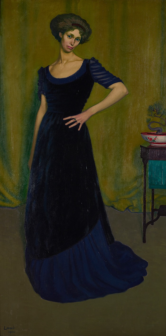 HENRY LAMB R.A. (BRITISH/AUSTRALIAN 1883-1960) THE SCOTCH LADY (ELIZABETH JAMESON), 1908